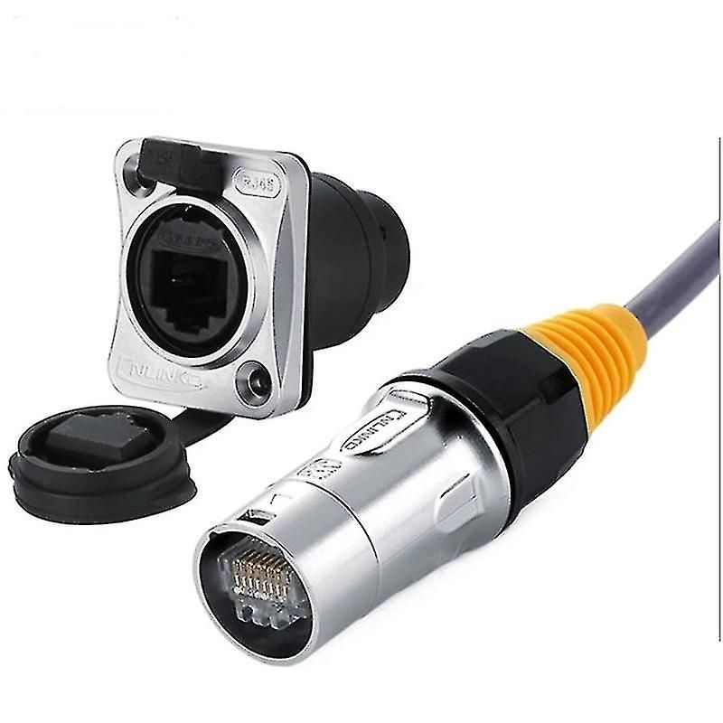 Réseau IP67 Rj45 Connecteurs étanches / Ethernet Rj45 Prise étanche...