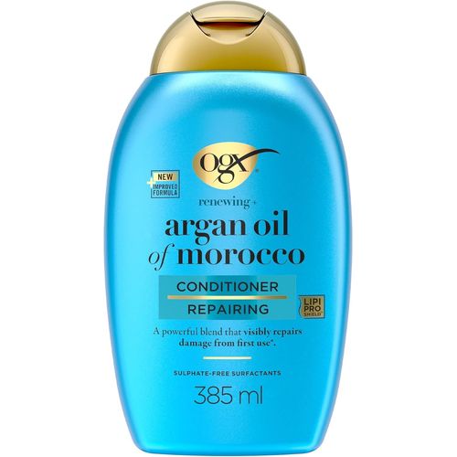 Après-Shampooing Réparateur Huile D'argan Du Maroc (Flacon De 385 Ml) - Soin Capillaire Pour Cheveux Secs Et Abîmés - Après-Shampoing Sans Sulfate 