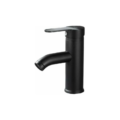 Mitigeur lavabo noir mat - Mitigeur eau chaude et froide - noir