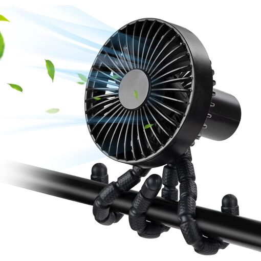 Ventilateurs pour Poussettes, Ultra Silencieux Ventilateur USB port...