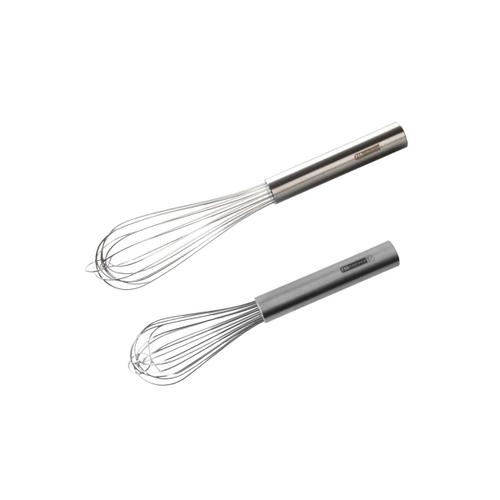 Fm Professional 9940750 Lot De 2 Fouets Inox, Fouet Cuisine, Fouet Inox, Fouet Professionnel, Ustensile De Cuisine, Acier Inoxydable, Argenté, 25 Cm Et 30 Cm