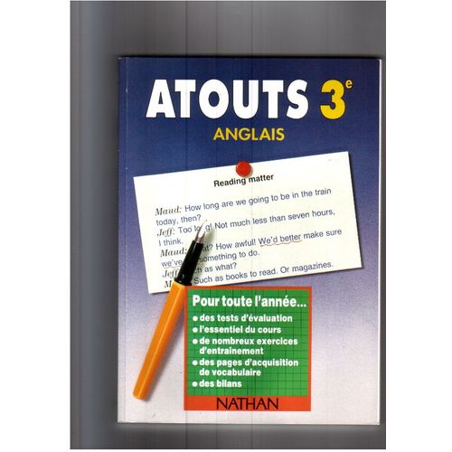 Anglais, 3e