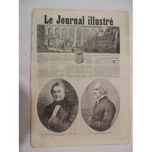 Le Journal Illustré  N° 95 : M.Delangle. M.Guizot. Les Livres D'étrennes. Petite Revue Par Bertall