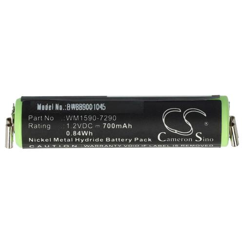 Vhbw Batterie Compatible Avec Wella Contura Hs40, Hs60, Hs61 Rasoir Tondeuse Électrique (700mah, 1,2v, Nimh) 