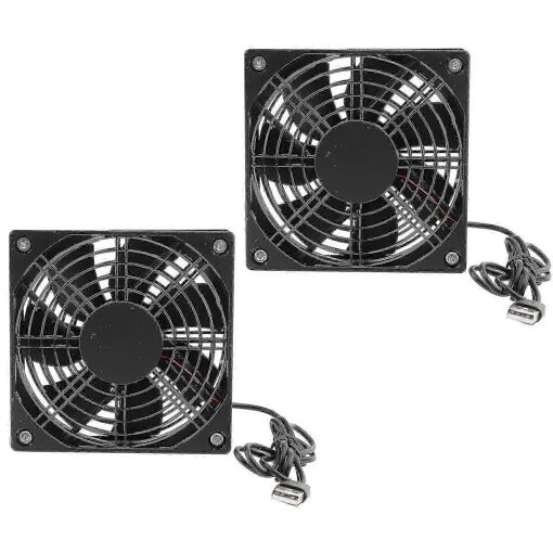 Ventilateur de refroidissement silencieux ultra silencieux 2pcs - 5...