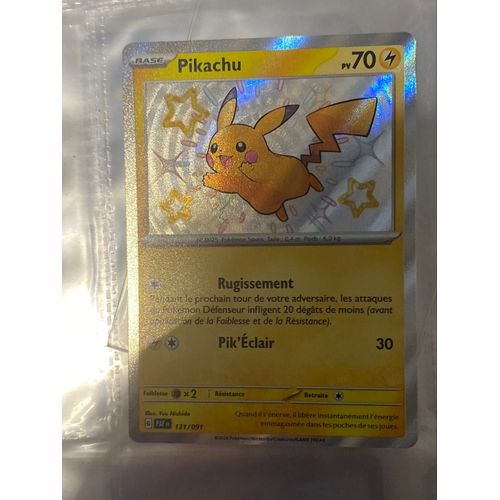 Pikachu Shiny 131/091 Destiné De Paldea 