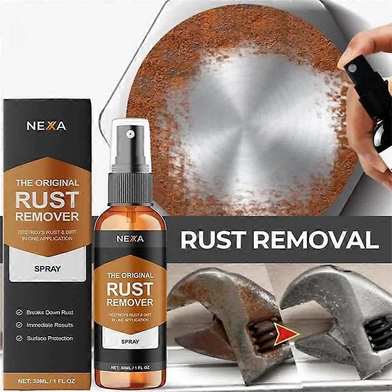 Spray Antirouille Nexa - Dissolvant Rapide Sans Ponçage, Pour Outils, Voiture, Métaux, 2 Pièces 30ml
