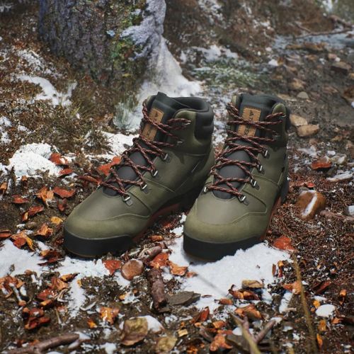 Chaussures De Randonnée Terrex Snowpitch Cold.rdy Adidas Olive Strata Bronze Strata Semi Impact Orange
