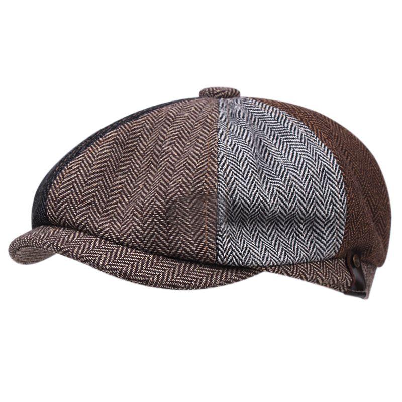 Hommes Casquette Plate Vintage Casquette Gavroche Classique pour