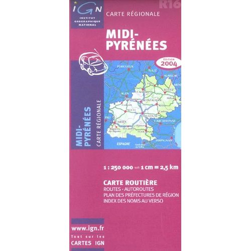 Midi-Pyrenées - 1/250 000
