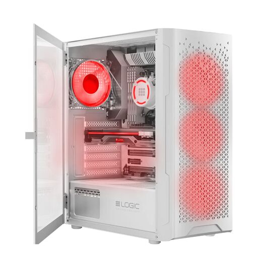 VIST White PC Gaming Ryzen 5 5500 - RAM 32Go - RTX 5060 - SSD 1To M...