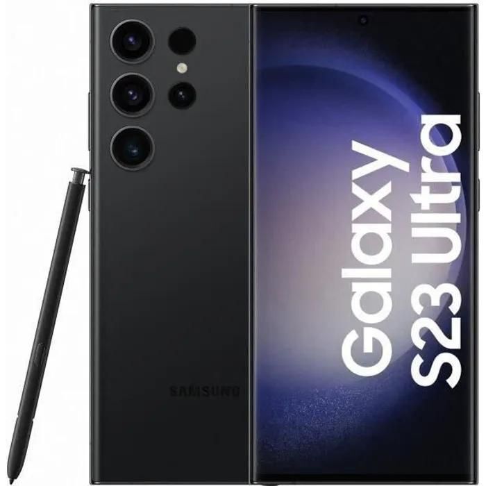 Samsung Galaxy S23 Ultra 256 Go Noir fant&ocirc;me