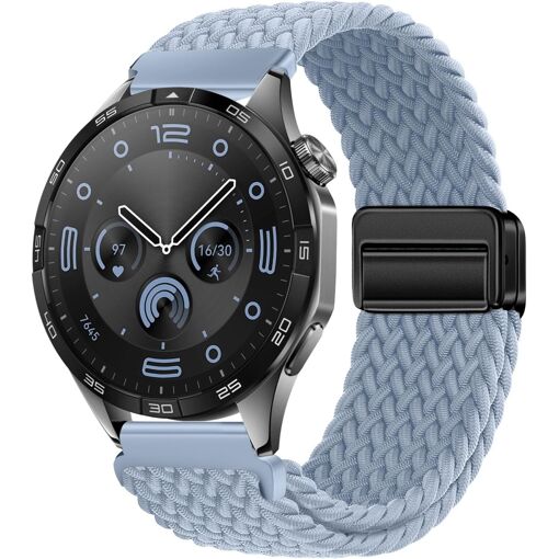 22mm Nylon Armband Kompatibel mit Huawei GT4/GT3/GT2 46mm/Garmin Ve...
