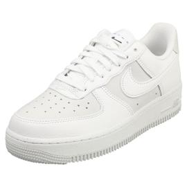 Nike Air Force 1 07 Lx Femmes Baskets De Cuir Blanc Gris 40 Rakuten