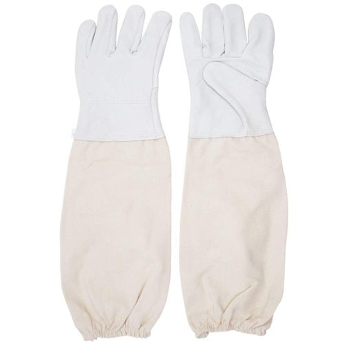 Gants De Protection En Peau De Chèvre Pour Apiculteur Avec Manches Ventilées Modèle Universel Gants En Cuir Pour Apiculteur Outils D'apiculture