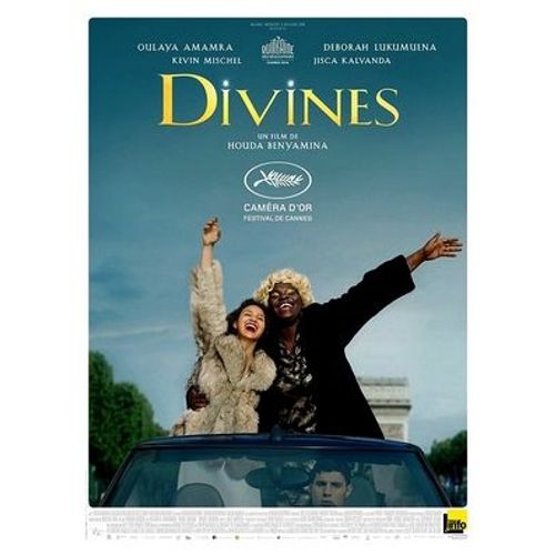Divines De Houda Benyamina Avec Oulaya Amamra... - Affiche Originale De Film Format 120 X 160 Cm