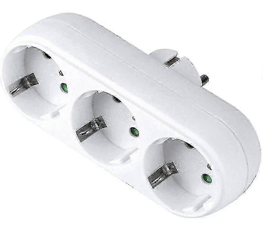 Adaptateur de prise 3 voies,prise murale ou de table à prises multi...