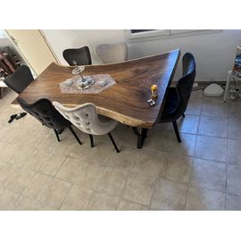 Table À Manger « Design » - Bois De Noix
