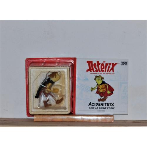 Astérix & Obelix– La Grande Galerie Des Personnages. Figurine N°26 Acidometrix  Figurine, Dans Son Emballage, Et Livret Neuf