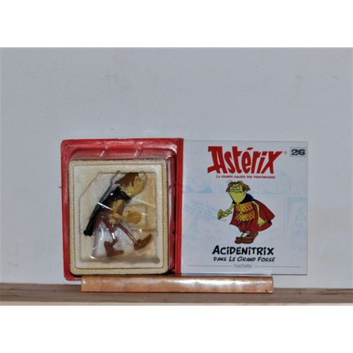 Astérix & Obelix– La Grande Galerie Des Personnages. Figurine N°26 Acidometrix  Figurine, Dans Son Emballage, Et Livret Neuf