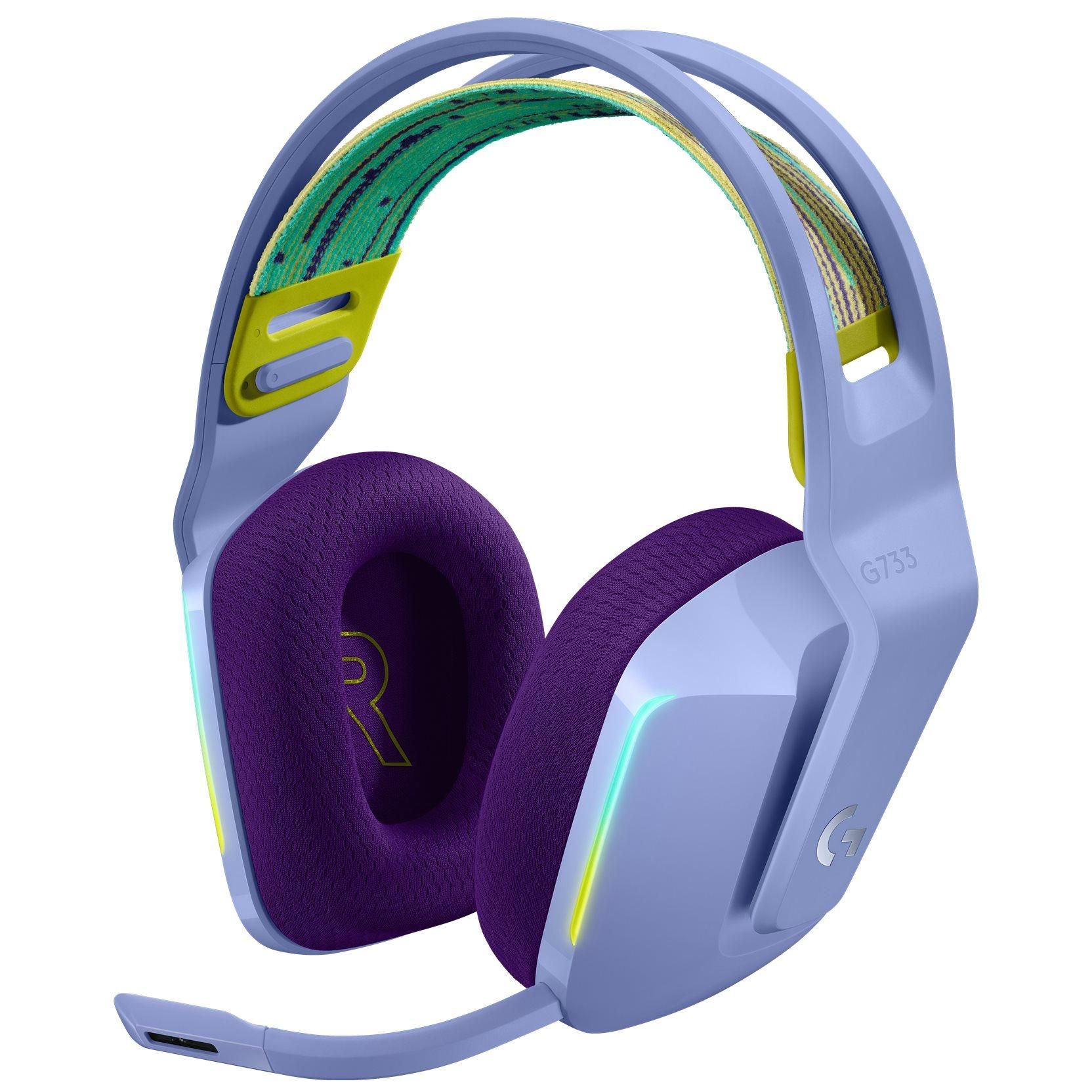 Logitech G G733 LIGHTSPEED Wireless RGB Gaming Headset - Micro-casque