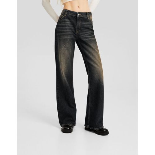  Jean Baggy Flare Femme 40 Noir