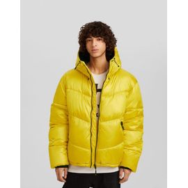  Doudoune Finition Brillante Homme S Jaune