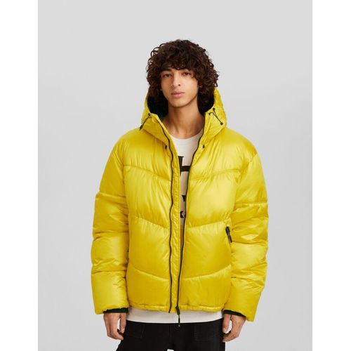  Doudoune Finition Brillante Homme Xl Jaune