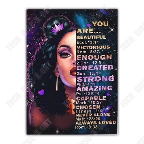 Td® Peinture Sur Toile Beauté Sexy Le Style De La Mode En Europe Et Aux Etats-Unis Phrases En Anglais Salle À Manger Salon 70cm*50cm