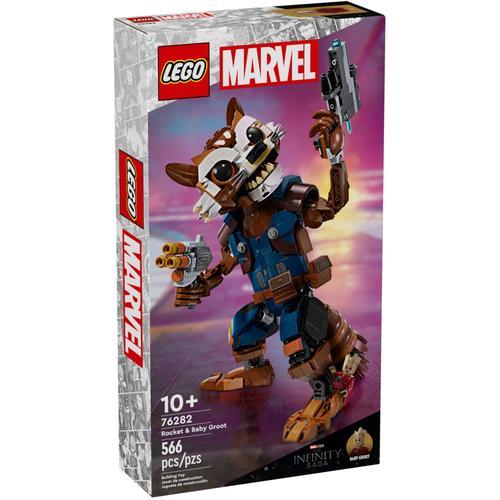 Lego Marvel - Rocket Et Bébé Groot - 76282
