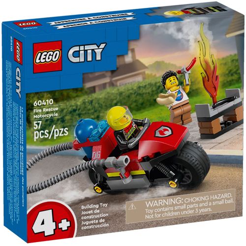 LEGO City - La moto d'intervention rapide des pompiers - 60410