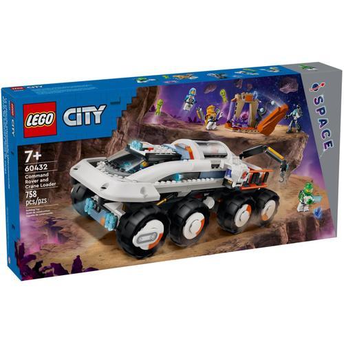 Lego City - Le Rover De Commandement Et La Grue - 60432