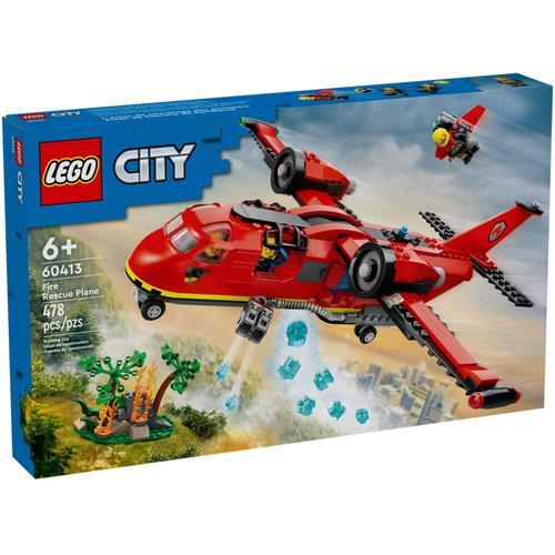 Lego City - L'avion De Sauvetage Des Pompiers - 60413