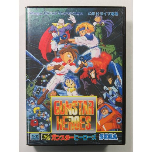 Gunstar Heroes - Sega Megadrive - Complet - Ntsc-J Jap Japan - Très Bon Etat