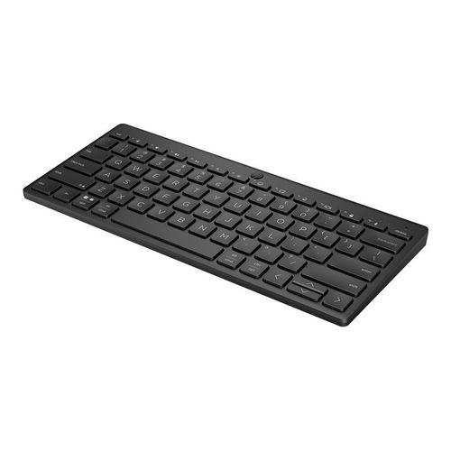 HP 355 Compact Multi-Device - Clavier - sans fil - Bluetooth 5.2 - Espagnol - noir - emballage recyclable