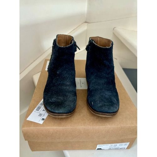 Boots Froufrou En Cuir Fille (Cyrillus) - 31