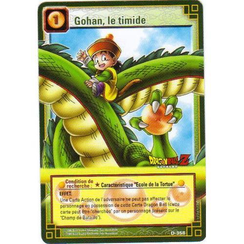 Gohan Le Timide D-358 Carte Dragon Ball 1