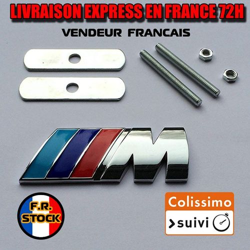 Badge Logo Bmw M Sport Brillant Grille Calandre Bmwmvb