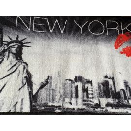Tapis Cuisine Motif New York Multicolore 50x80 Cm 100% Polyamide
