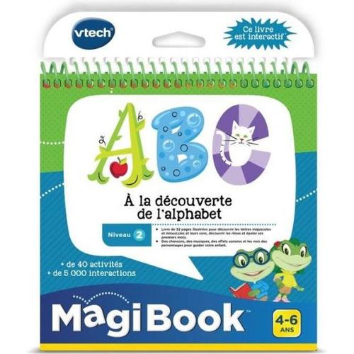 Vtech - Livre Interactif Magibook - Abc, A La Découverte De L'alphabet