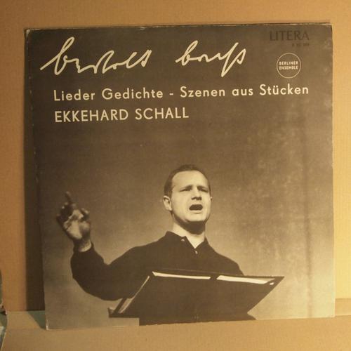 Berliner Ensemble Bertolt Brecht Ekkehard Schall ‎Lieder