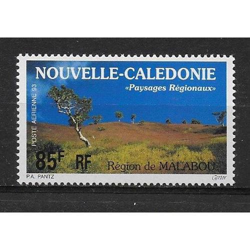 Nouvelle-Caledonie Poste Aerienne 1993 : Paysages Régionaux : Région De Malabou : Timbre À 85 F. Multicolore Neuf **