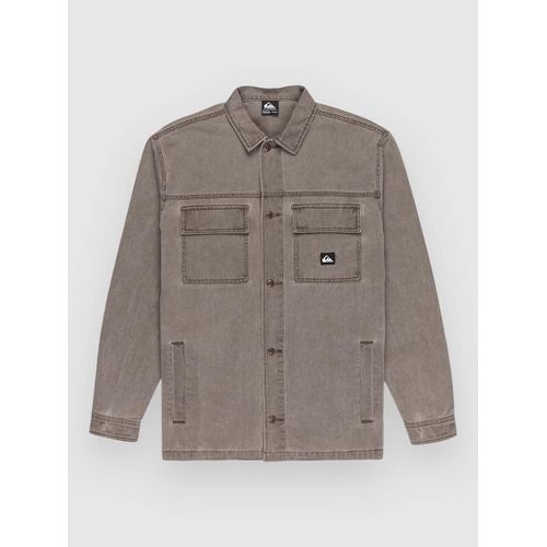 Quiksilver Mohab Washed Twill Chemise Marron