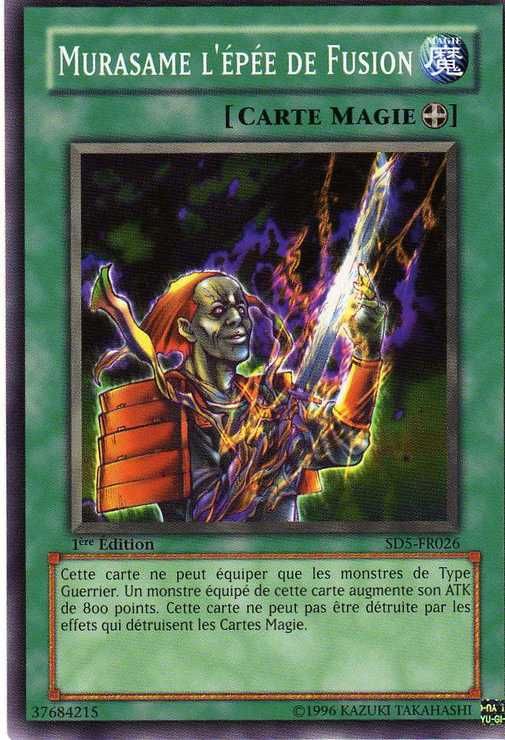 Murasame L'epee De Fusion [Carte Magie] Db2-Fr188