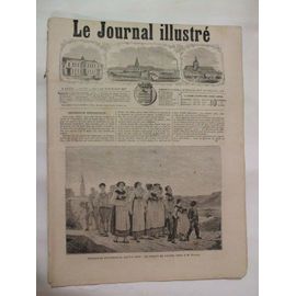 Le Journal Illustré  N° 178 : Exposition Universelle Beaux-Arts:Le Choral De Luther. Fete Des Gouraux A Lorient. Une Creche En Angleterre. Musée De Grenoble:Saint Grégoire,Pape,Tableau De Rubens