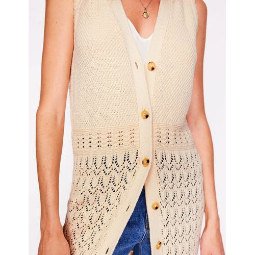 Gilet Sans Manches En Coton-Black