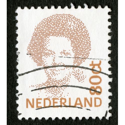 Timbre Oblitéré Nederland, 80 Ct