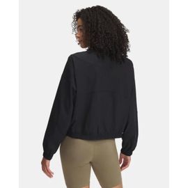 Veste Under Armour Rival Woven pour femme Noir / Blanc