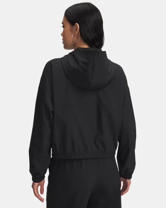 Veste Under Armour Rival Woven pour femme Noir / Noir