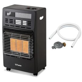 Favex Chauffage d'appoint gaz 4,2 Kw Piezo Tuyau et d&eacute;tendeur offerts Int&eacute;rieur